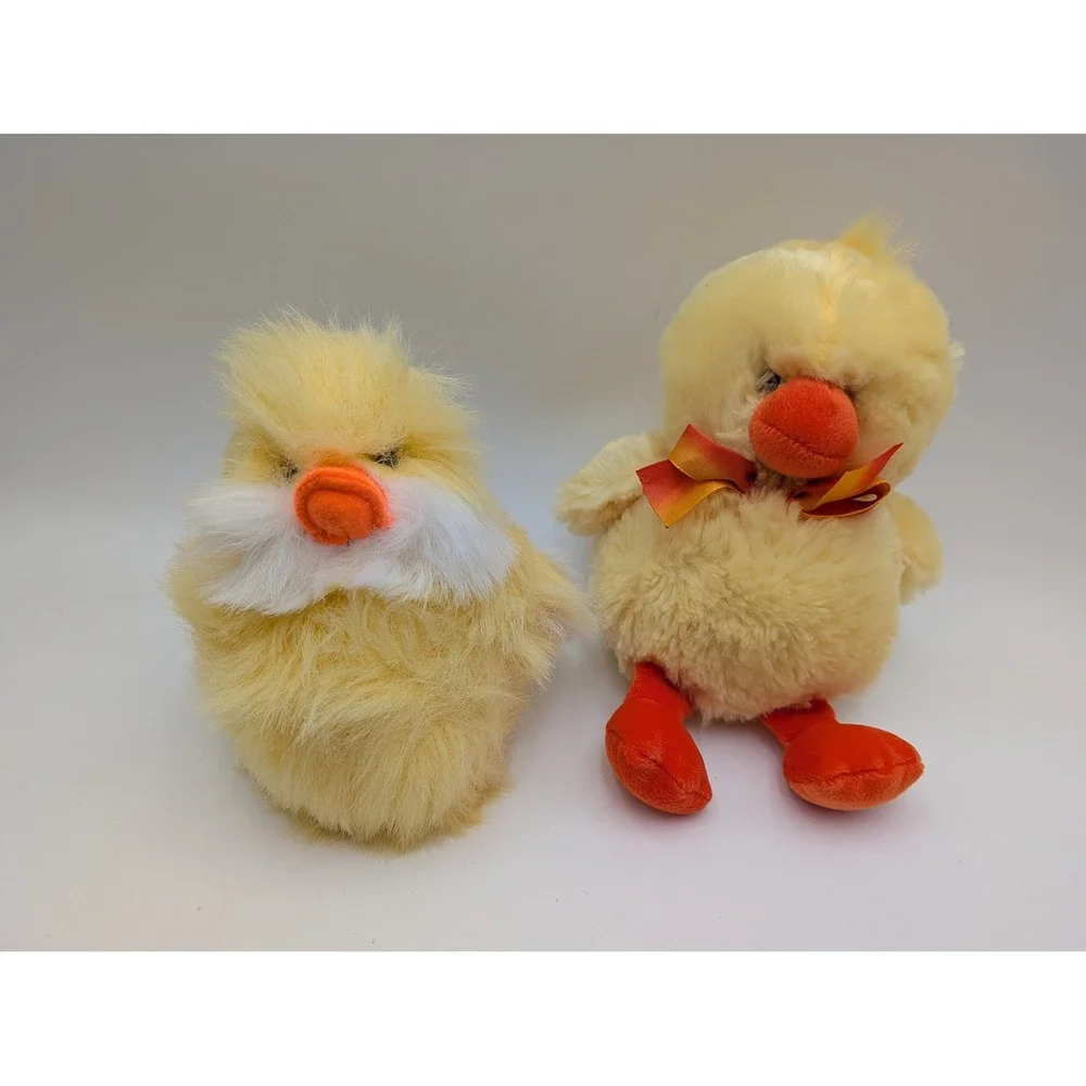 Russ Plush Waddles Chirples Duck Chick Lot Yellow Orange Easter Ducklings‎